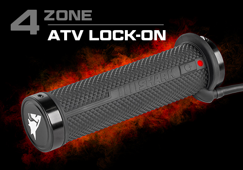 Shark 4ZONE LOCK-ON ATV Kahvanlämmittimet + Peukalonlämmitin integroiduilla katkaisijoilla (ENG)