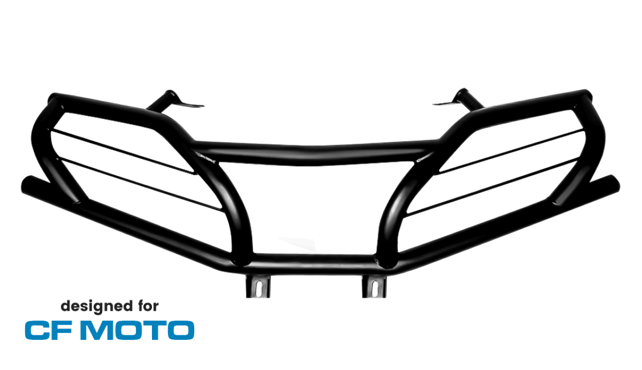 Etupuskuri (teräs) musta, CF MOTO 850/1000 (2020+)